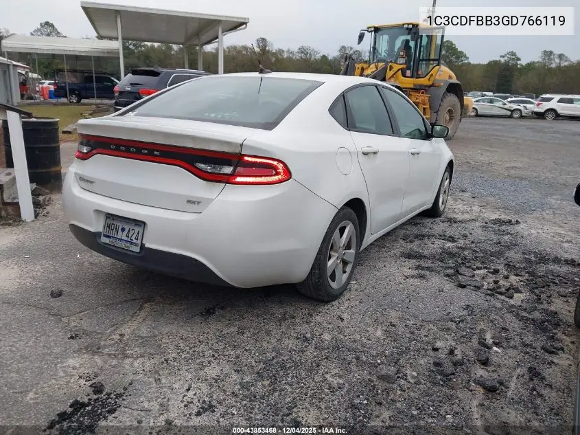 1C3CDFBB3GD766119 2016 Dodge Dart Sxt
