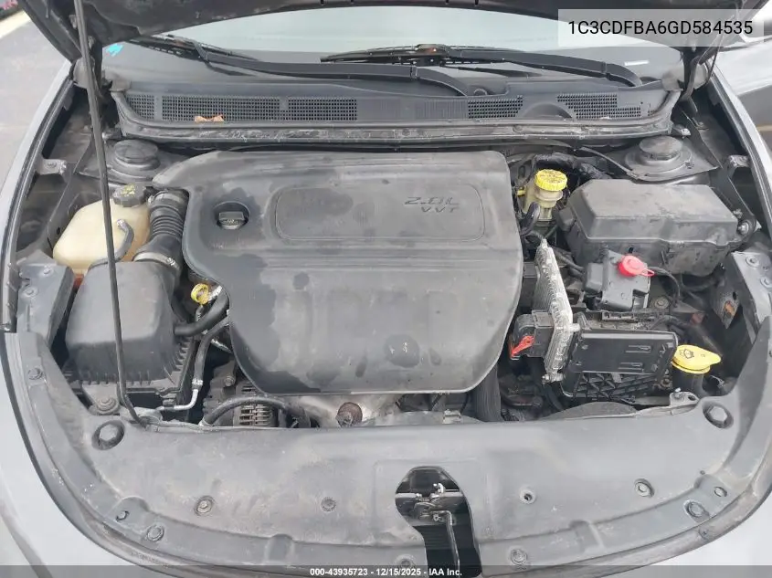 1C3CDFBA6GD584535 2016 Dodge Dart Sxt