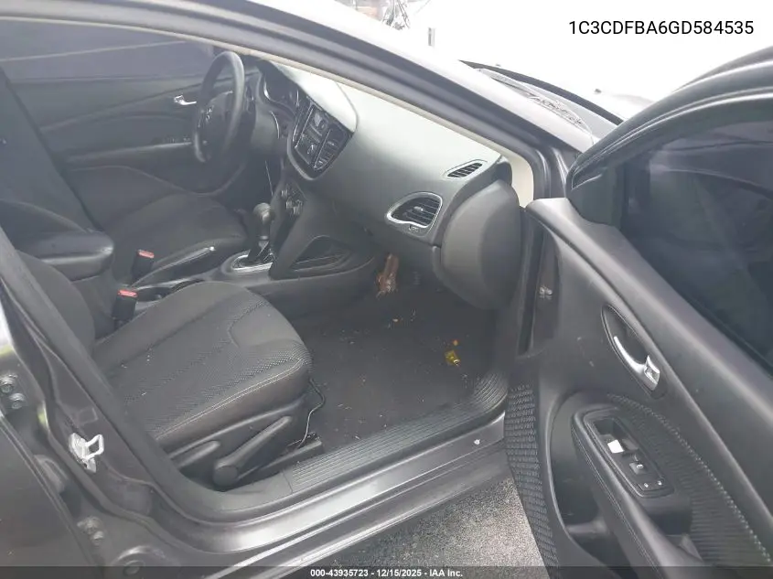 1C3CDFBA6GD584535 2016 Dodge Dart Sxt