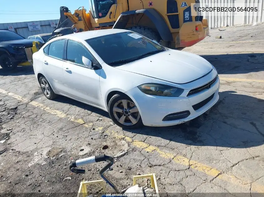 1C3CDFBB2GD564095 2016 Dodge Dart Sxt