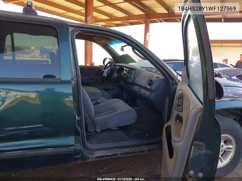 1B4HS28Y1WF127569 1998 Dodge Durango Slt