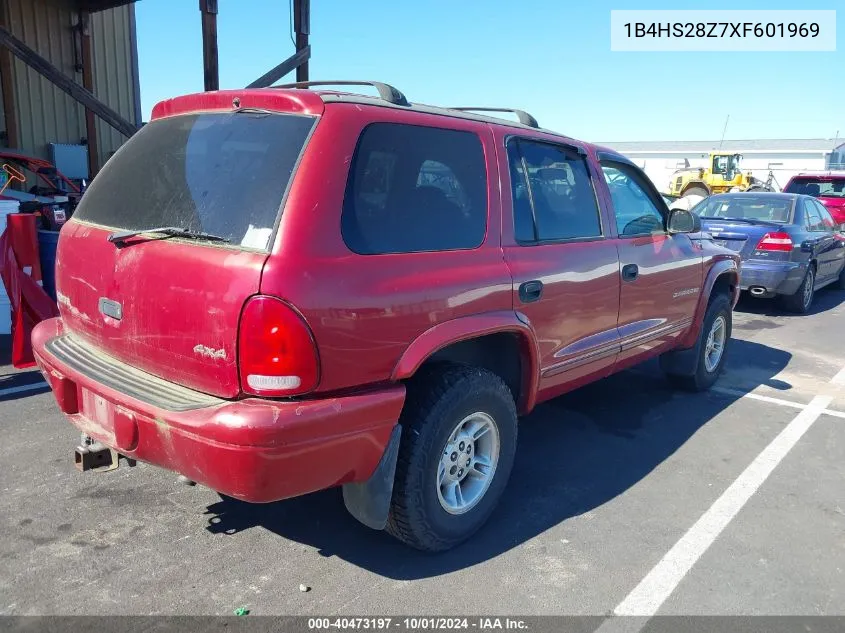 1B4HS28Z7XF601969 1999 Dodge Durango