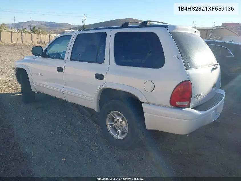1B4HS28Z1XF559136 1999 Dodge Durango