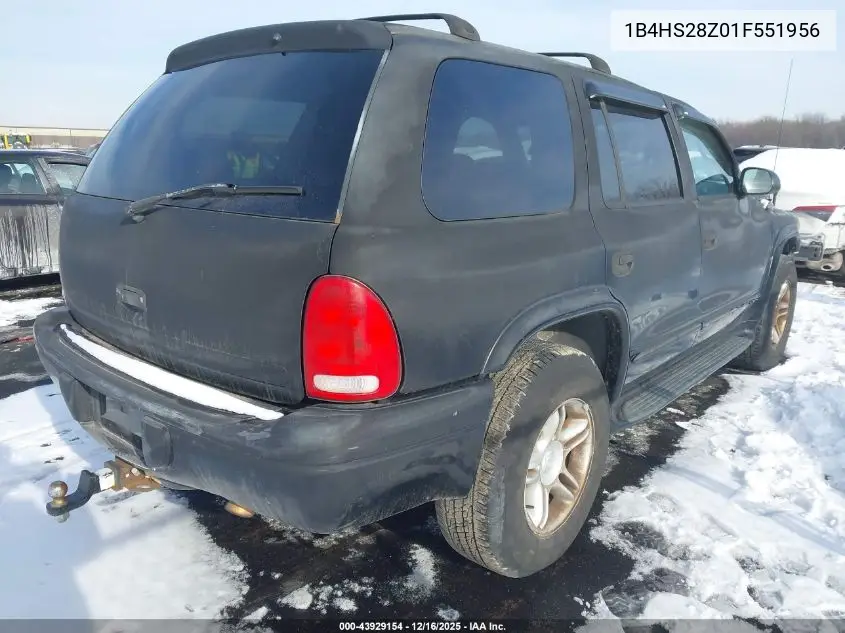 1B4HS28Z01F551956 2001 Dodge Durango Slt