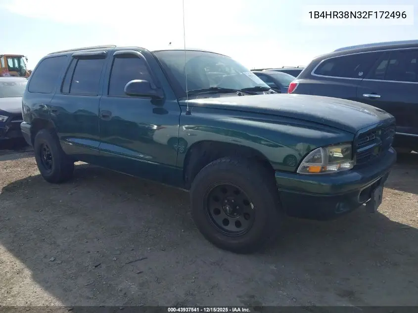 1B4HR38N32F172496 2002 Dodge Durango Sport