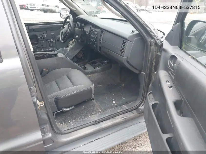 1D4HS38N63F537815 2003 Dodge Durango Sport/Sxt