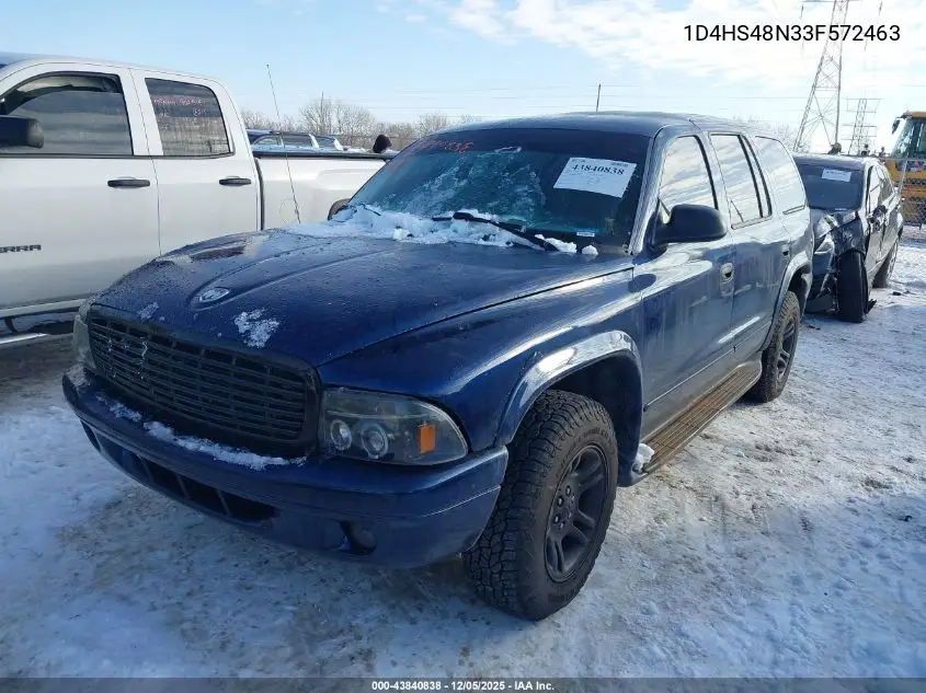 1D4HS48N33F572463 2003 Dodge Durango Slt