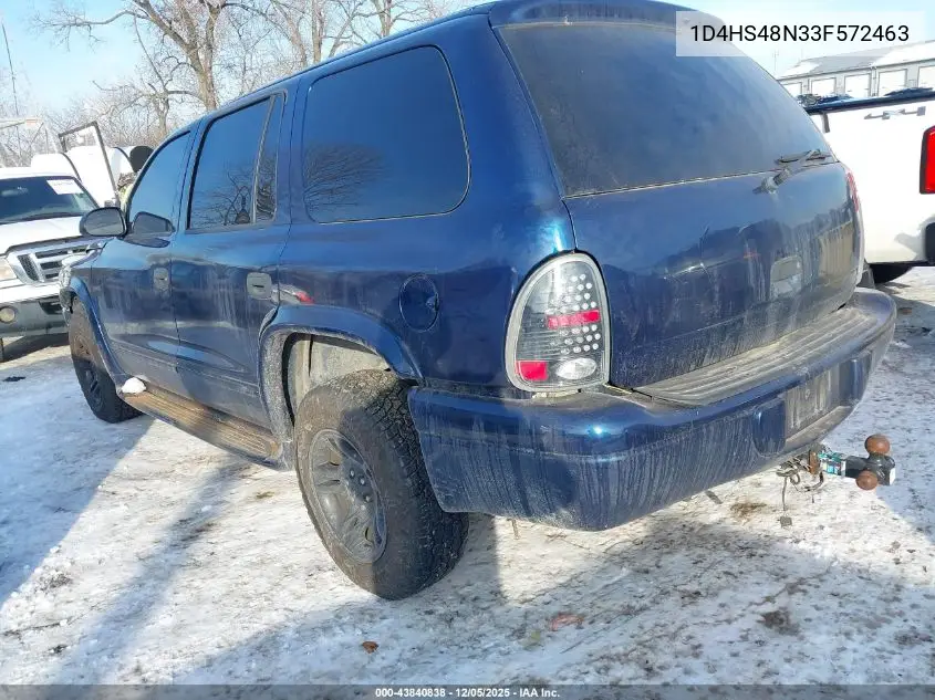 1D4HS48N33F572463 2003 Dodge Durango Slt