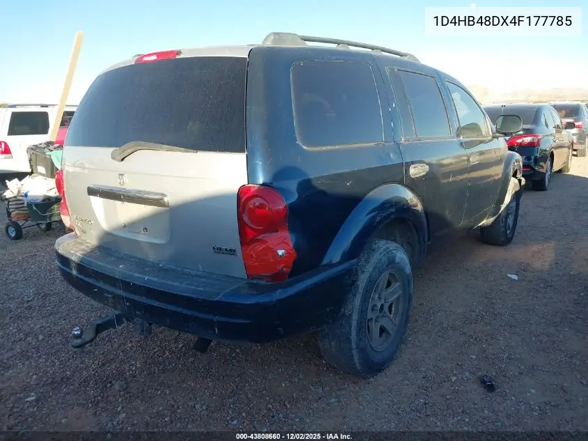 1D4HB48DX4F177785 2004 Dodge Durango Slt
