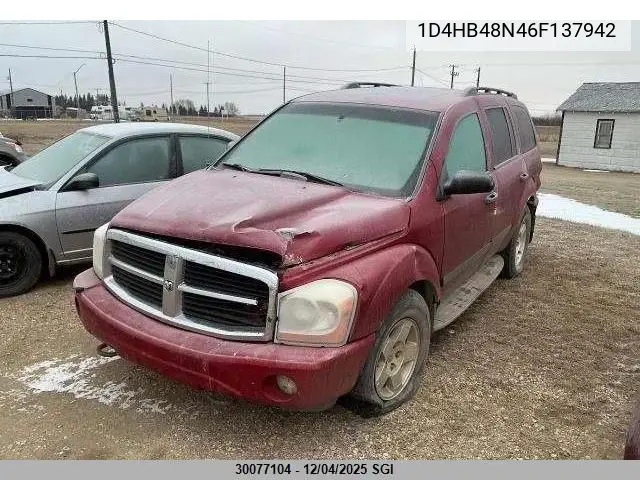 1D4HB48N46F137942 2006 Dodge Durango Slt