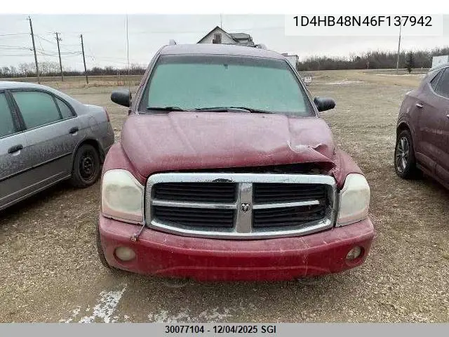 1D4HB48N46F137942 2006 Dodge Durango Slt