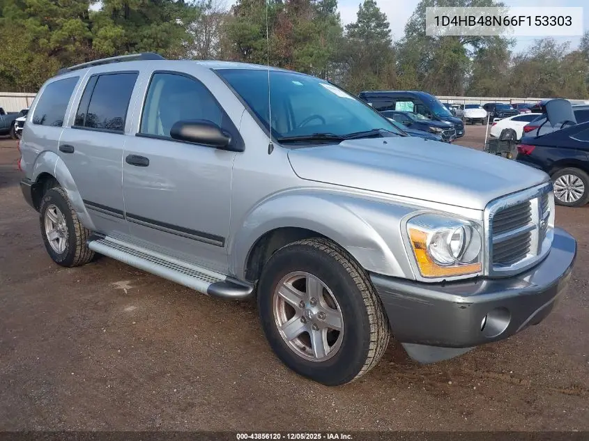 1D4HB48N66F153303 2006 Dodge Durango Slt