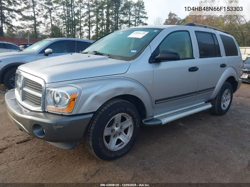 1D4HB48N66F153303 2006 Dodge Durango Slt