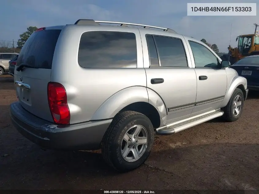 1D4HB48N66F153303 2006 Dodge Durango Slt