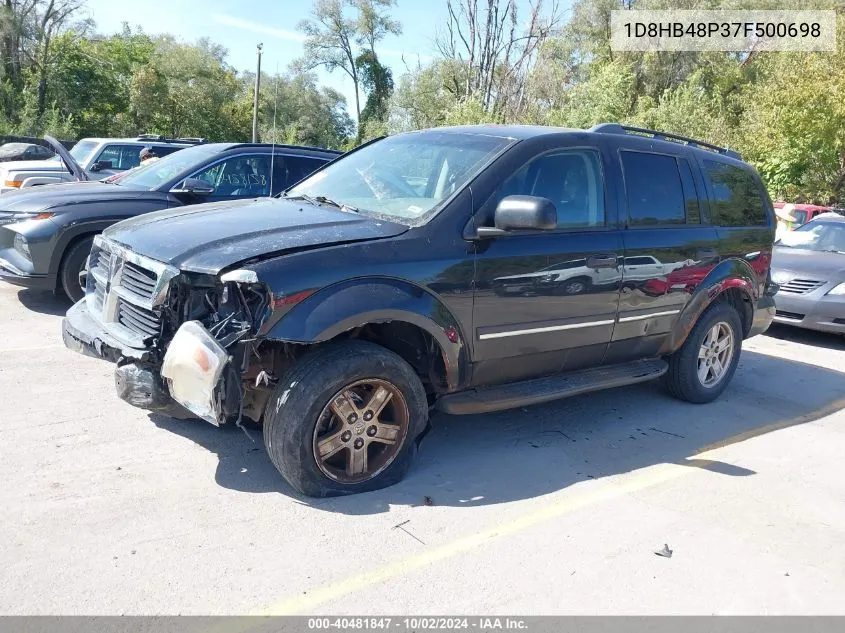 1D8HB48P37F500698 2007 Dodge Durango Slt