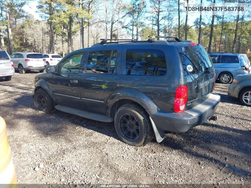1D8HB48N37F583788 2007 Dodge Durango Slt