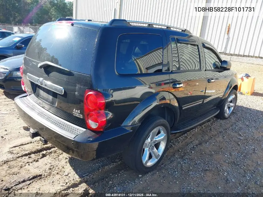 1D8HB58228F101731 2008 Dodge Durango Limited