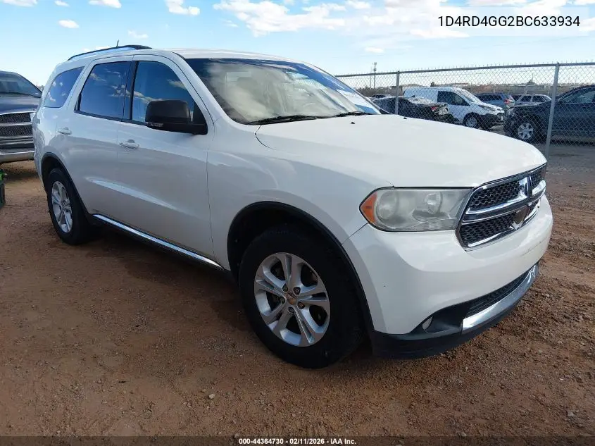 1D4RD4GG2BC633934 2011 Dodge Durango Crew