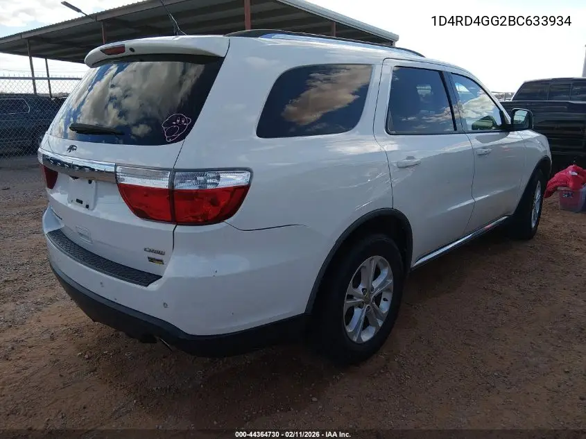 1D4RD4GG2BC633934 2011 Dodge Durango Crew