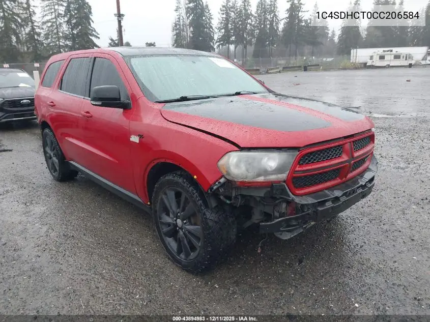 1C4SDHCT0CC206584 2012 Dodge Durango R/T