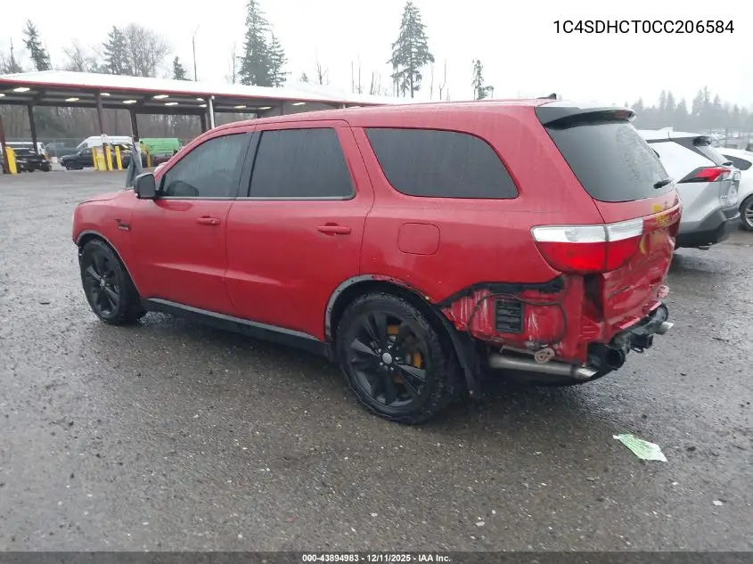1C4SDHCT0CC206584 2012 Dodge Durango R/T