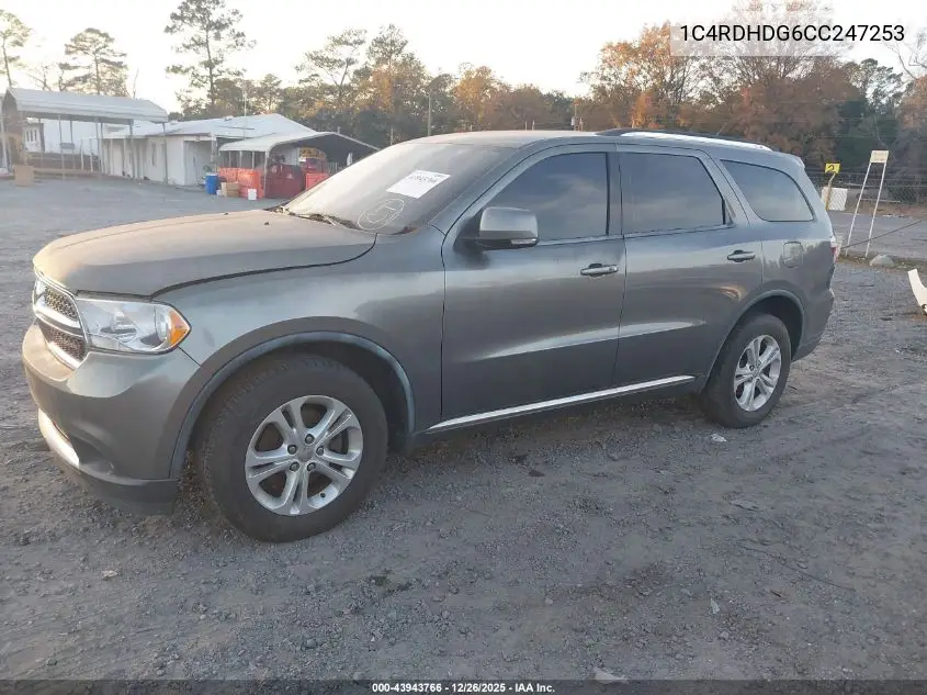 1C4RDHDG6CC247253 2012 Dodge Durango Crew