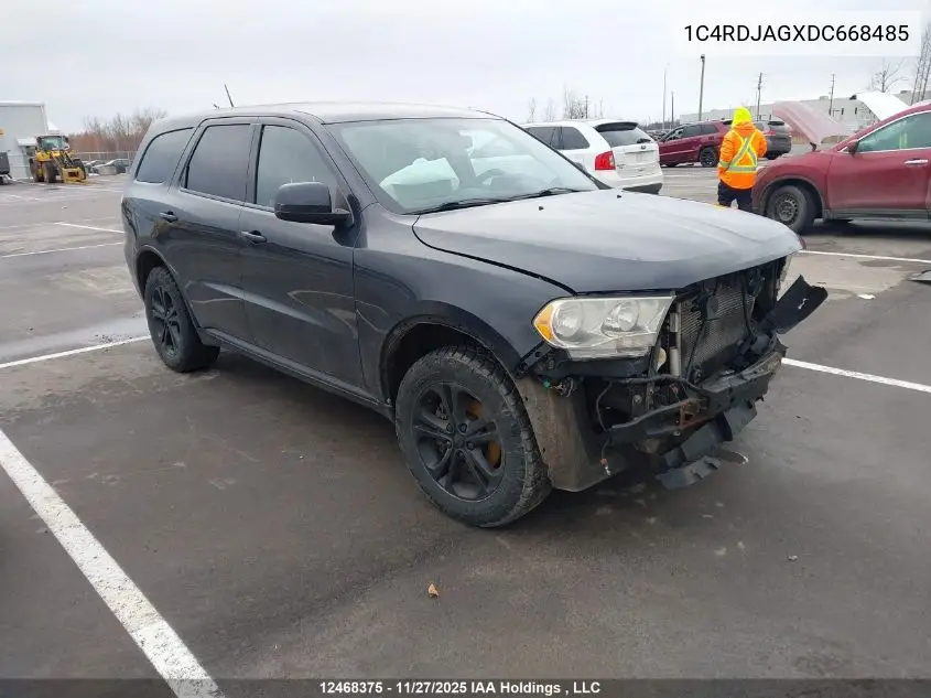 1C4RDJAGXDC668485 2013 Dodge Durango Sxt