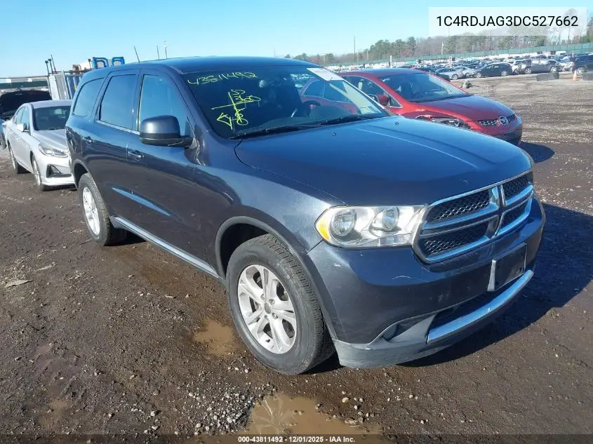 1C4RDJAG3DC527662 2013 Dodge Durango Sxt