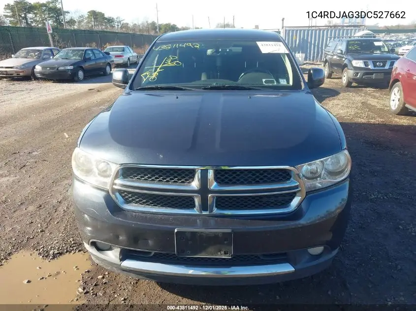 1C4RDJAG3DC527662 2013 Dodge Durango Sxt