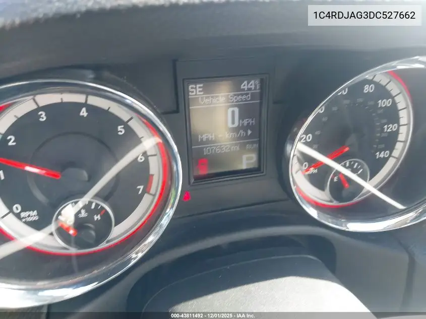 1C4RDJAG3DC527662 2013 Dodge Durango Sxt