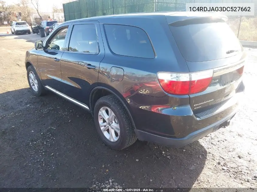 1C4RDJAG3DC527662 2013 Dodge Durango Sxt