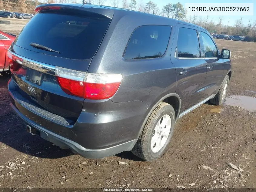1C4RDJAG3DC527662 2013 Dodge Durango Sxt