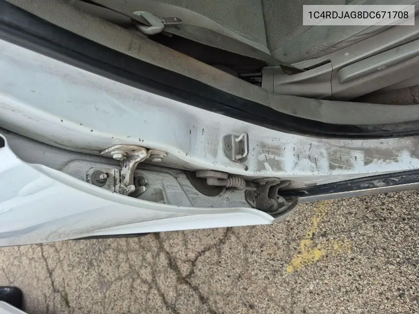 1C4RDJAG8DC671708 2013 Dodge Durango Sxt