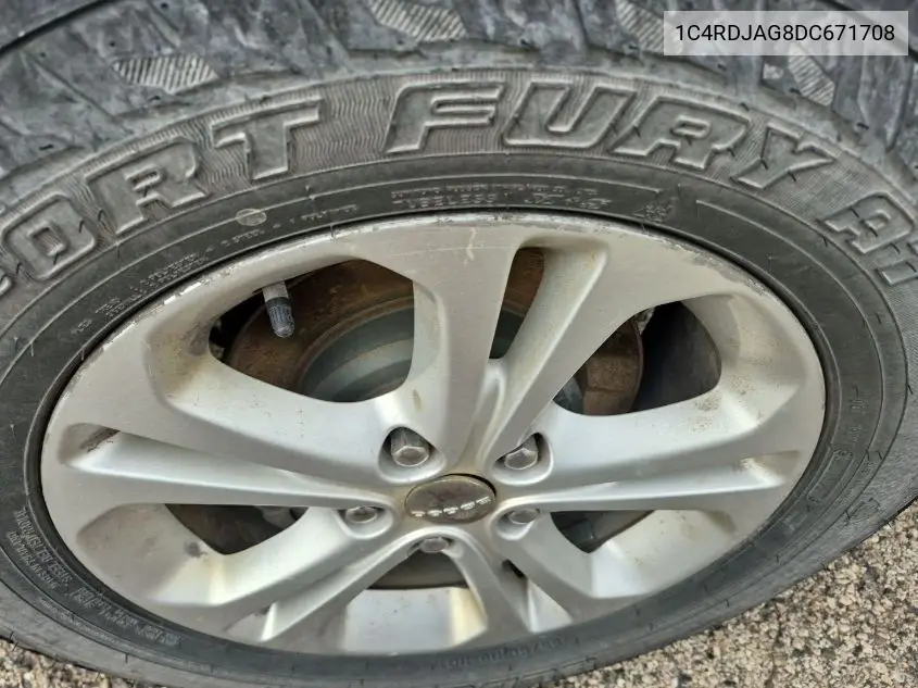 1C4RDJAG8DC671708 2013 Dodge Durango Sxt
