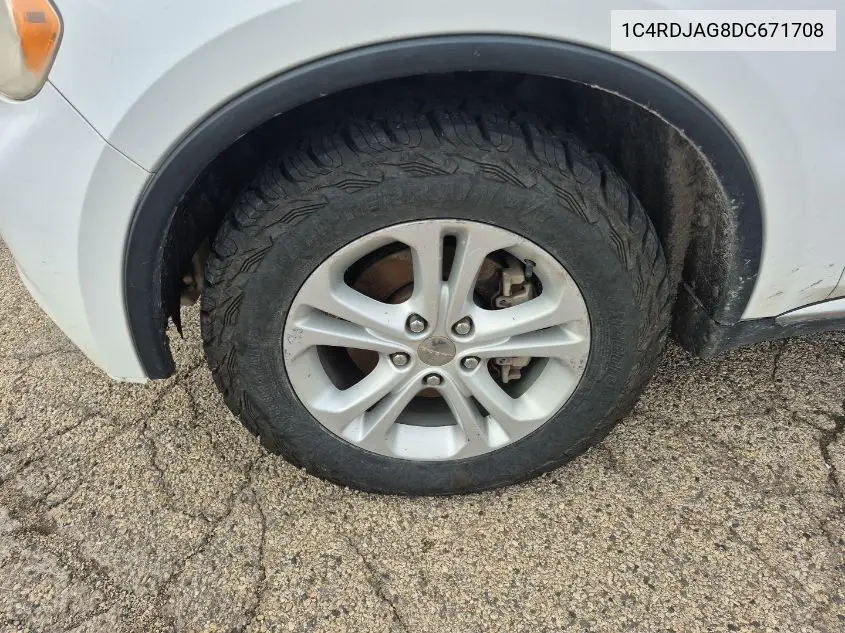 1C4RDJAG8DC671708 2013 Dodge Durango Sxt