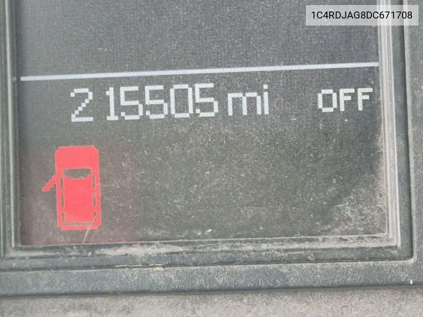 1C4RDJAG8DC671708 2013 Dodge Durango Sxt