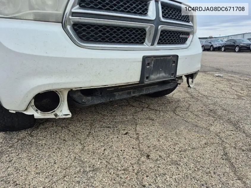 1C4RDJAG8DC671708 2013 Dodge Durango Sxt