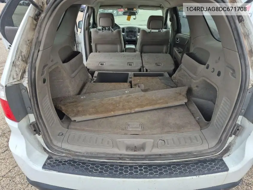 1C4RDJAG8DC671708 2013 Dodge Durango Sxt