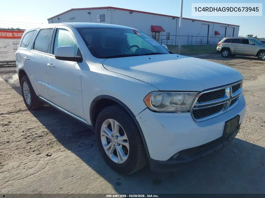 1C4RDHAG9DC673945 2013 Dodge Durango Sxt