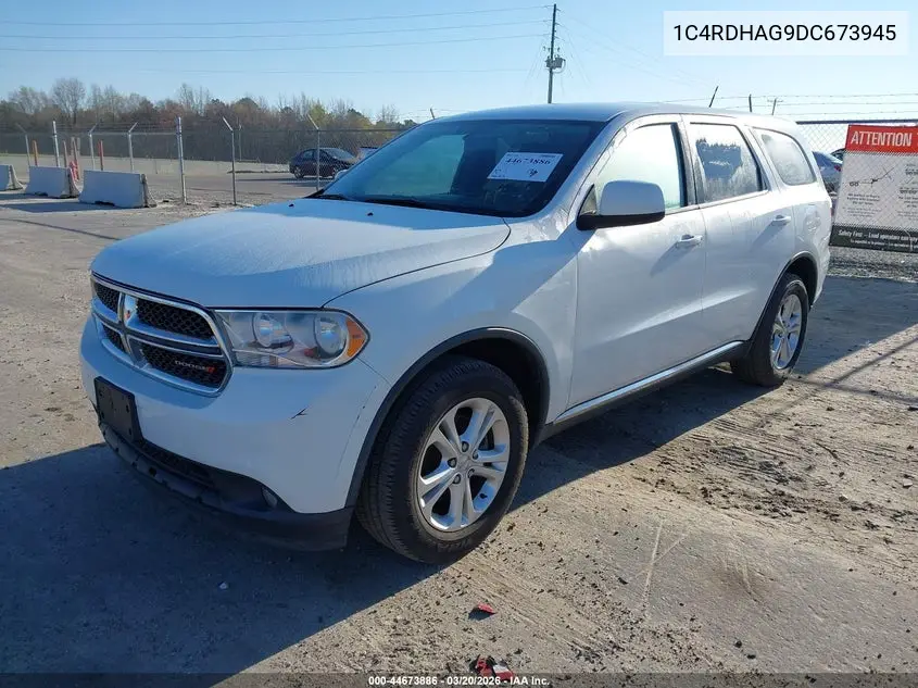 1C4RDHAG9DC673945 2013 Dodge Durango Sxt