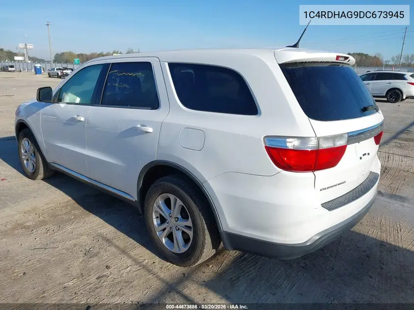 1C4RDHAG9DC673945 2013 Dodge Durango Sxt