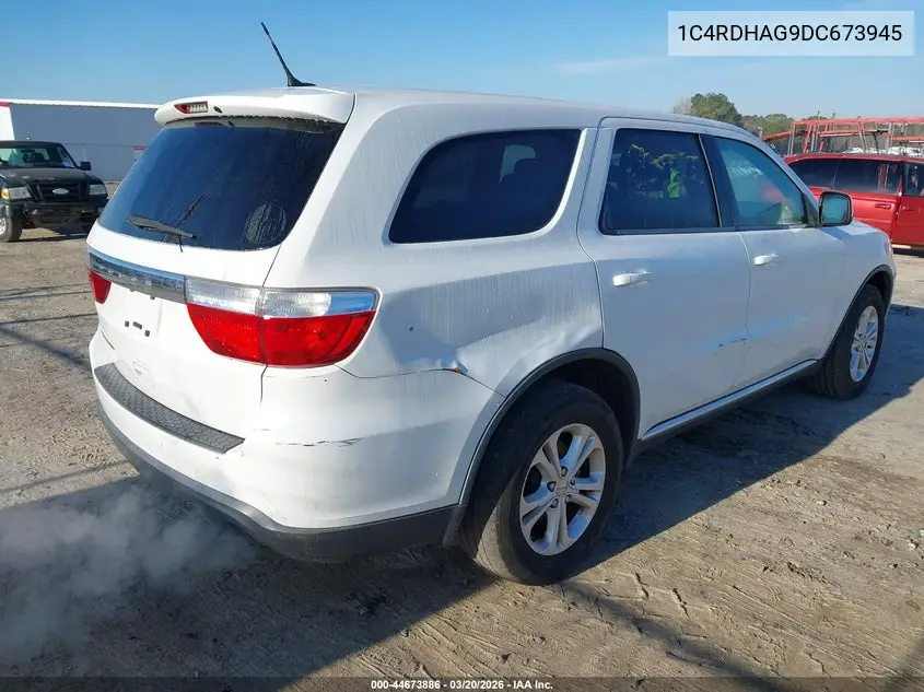 1C4RDHAG9DC673945 2013 Dodge Durango Sxt