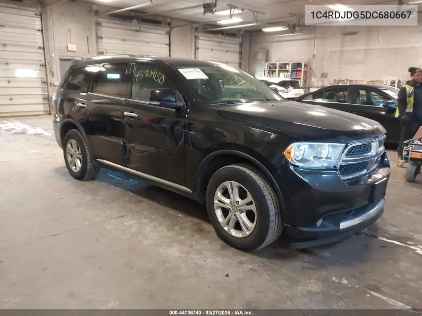 1C4RDJDG5DC680667 2013 Dodge Durango Crew