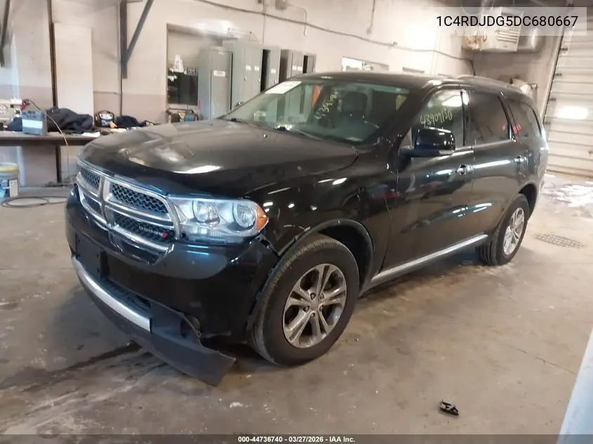 1C4RDJDG5DC680667 2013 Dodge Durango Crew
