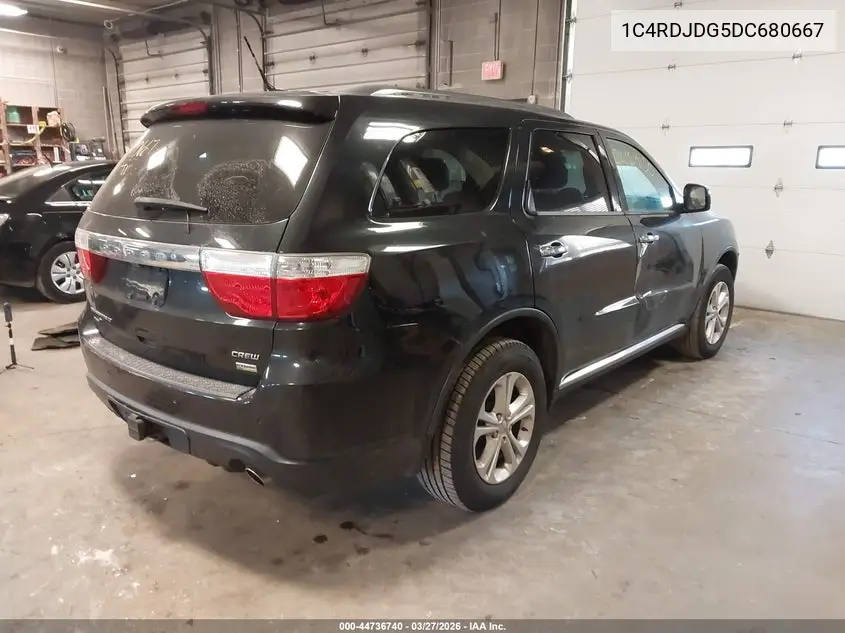 1C4RDJDG5DC680667 2013 Dodge Durango Crew