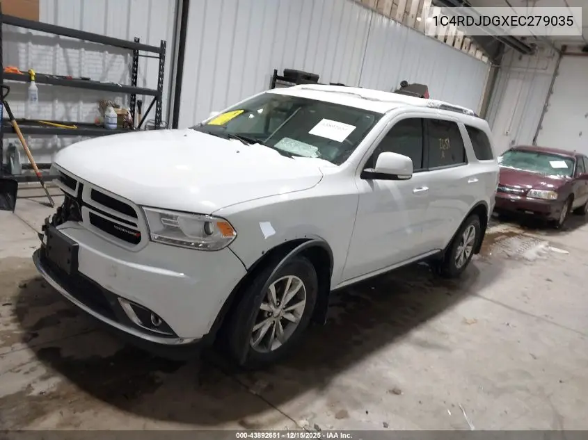 1C4RDJDGXEC279035 2014 Dodge Durango Limited