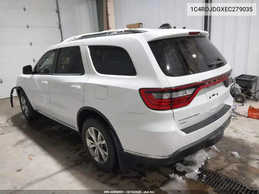 1C4RDJDGXEC279035 2014 Dodge Durango Limited