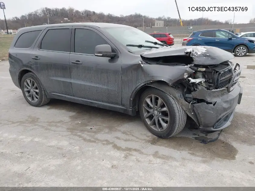 1C4SDJCT3EC435769 2014 Dodge Durango R/T
