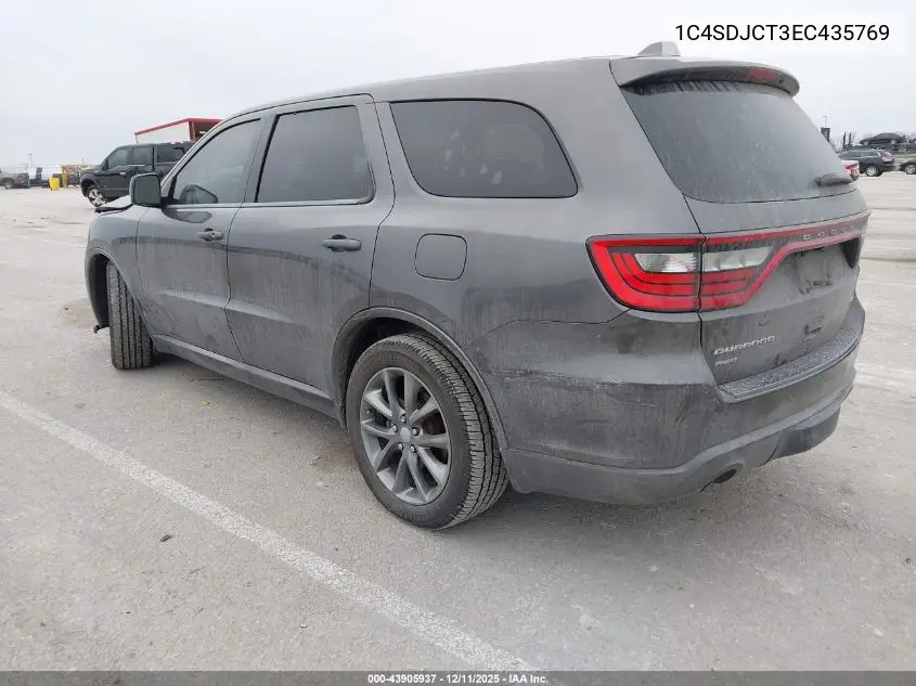 1C4SDJCT3EC435769 2014 Dodge Durango R/T