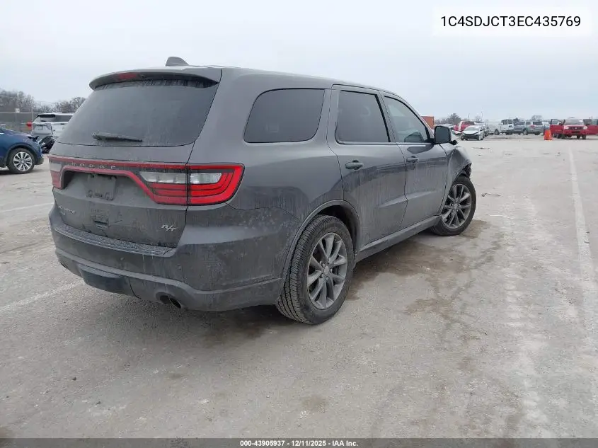 1C4SDJCT3EC435769 2014 Dodge Durango R/T